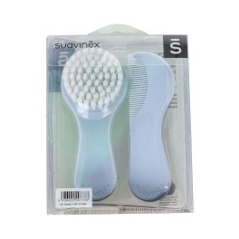 Suavinex Pack Cepillo + Peine Infantil Azul