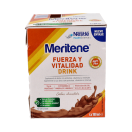 Meritene Fuerza y Vitalidad Drink Chocolate 4x125ml