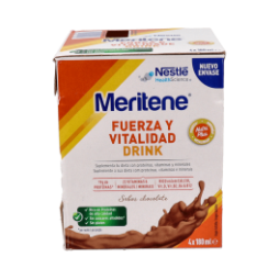 Meritene Fuerza y Vitalidad Drink Chocolate 4x125ml