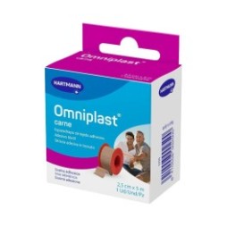 Omniplast esparadrapo rosa tela 5mx2,5cm 1ud