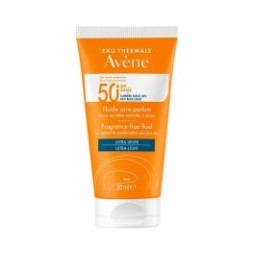 Avène Solar Fluido Sin perfume SPF50+ 50ml