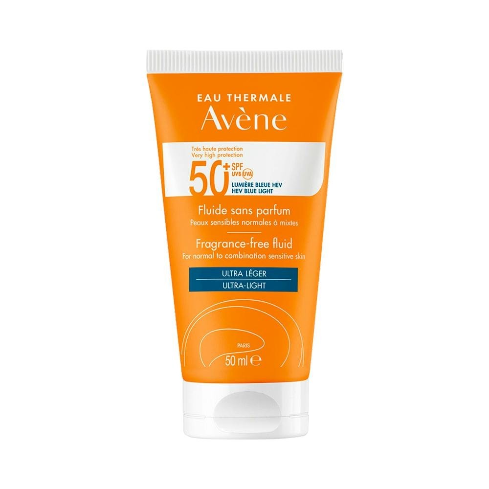 Avène Solar Fluido Sin perfume SPF50+ 50ml