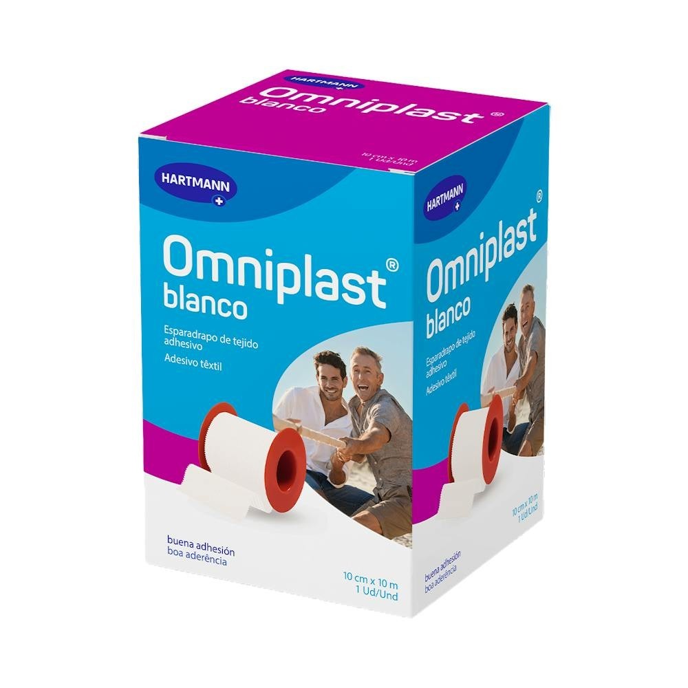 Omniplast esparadrapo tejido resistente blanco 10m