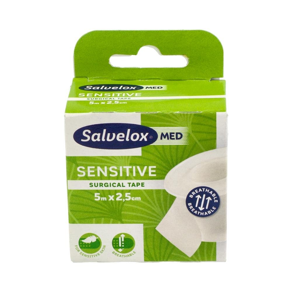 Salvelox Sensitive esparadrapo 5mx2,5mm 1ud