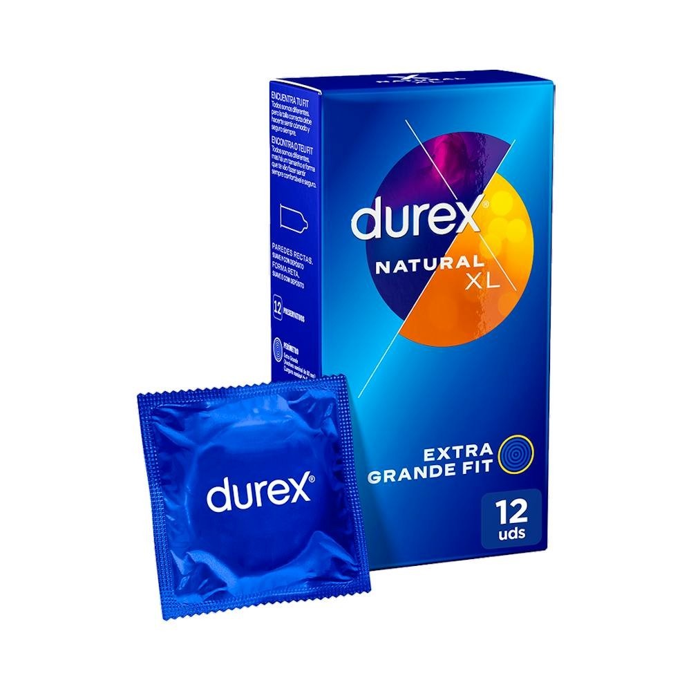 Durex Natural XL Preservativos 12uds