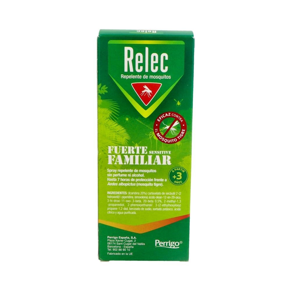 Relec Repelente de Mosquitos Fuerte Sensitive Familiar Spray 75ml