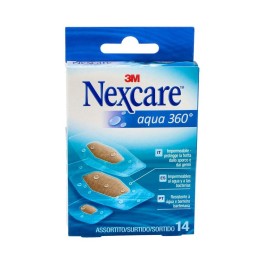 Nexcare Aqua 360º tiras adhesivas surtido 14uds