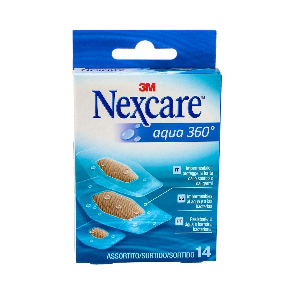 Nexcare Aqua 360º tiras adhesivas surtido 14uds