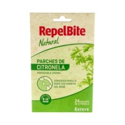Repel Bite Natural citronela 24 parches