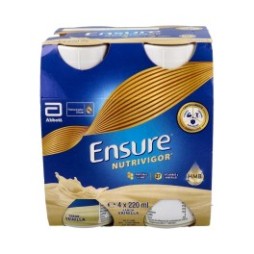 Ensure Nutrivigor Sabor Vainilla 4x220ml