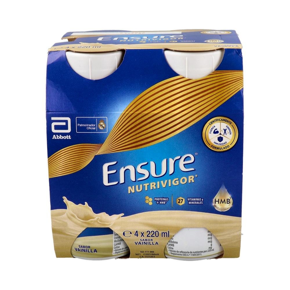 Ensure Nutrivigor Sabor Vainilla 4x220ml