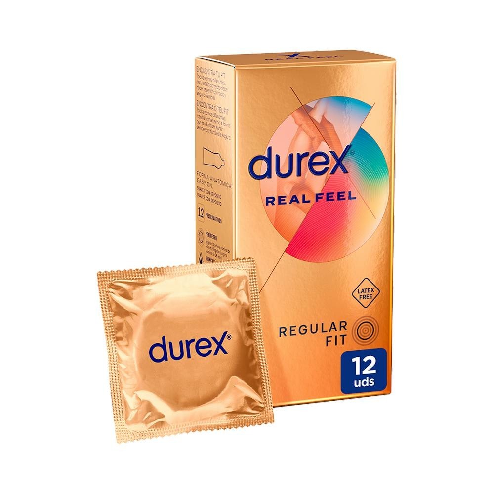Durex Real Feel Preservativos 12uds