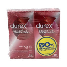 Durex Sensitivo Contacto Total 2x12uds