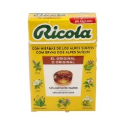 Ricola hierbas suizas caramelos sin azúcar 50g