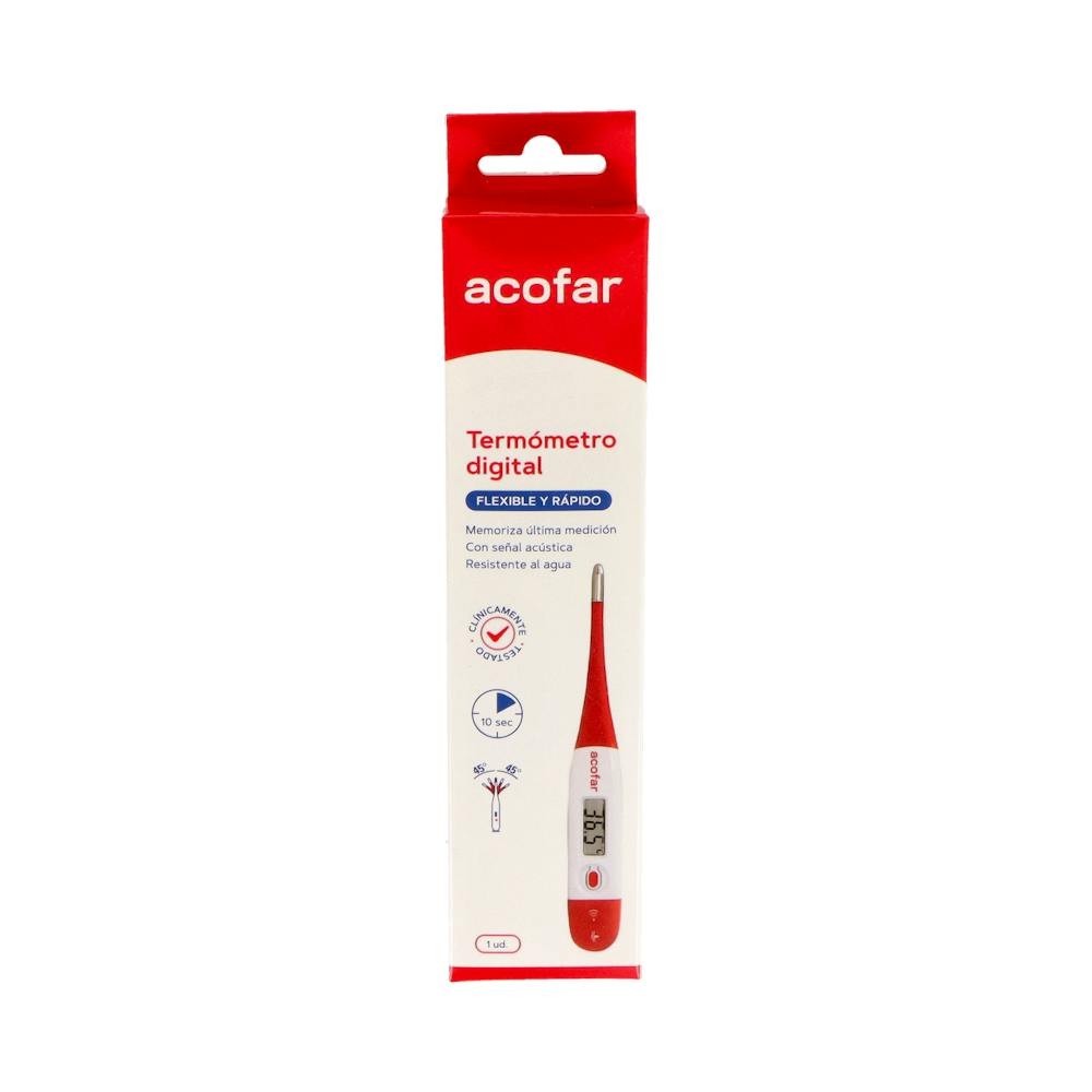 Acofar termómetro digital flexible rápido 1ud