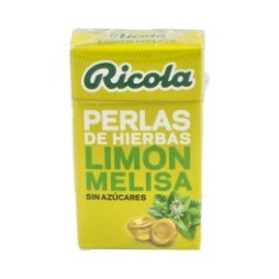 Ricola limón perlas sin azúcar 25g