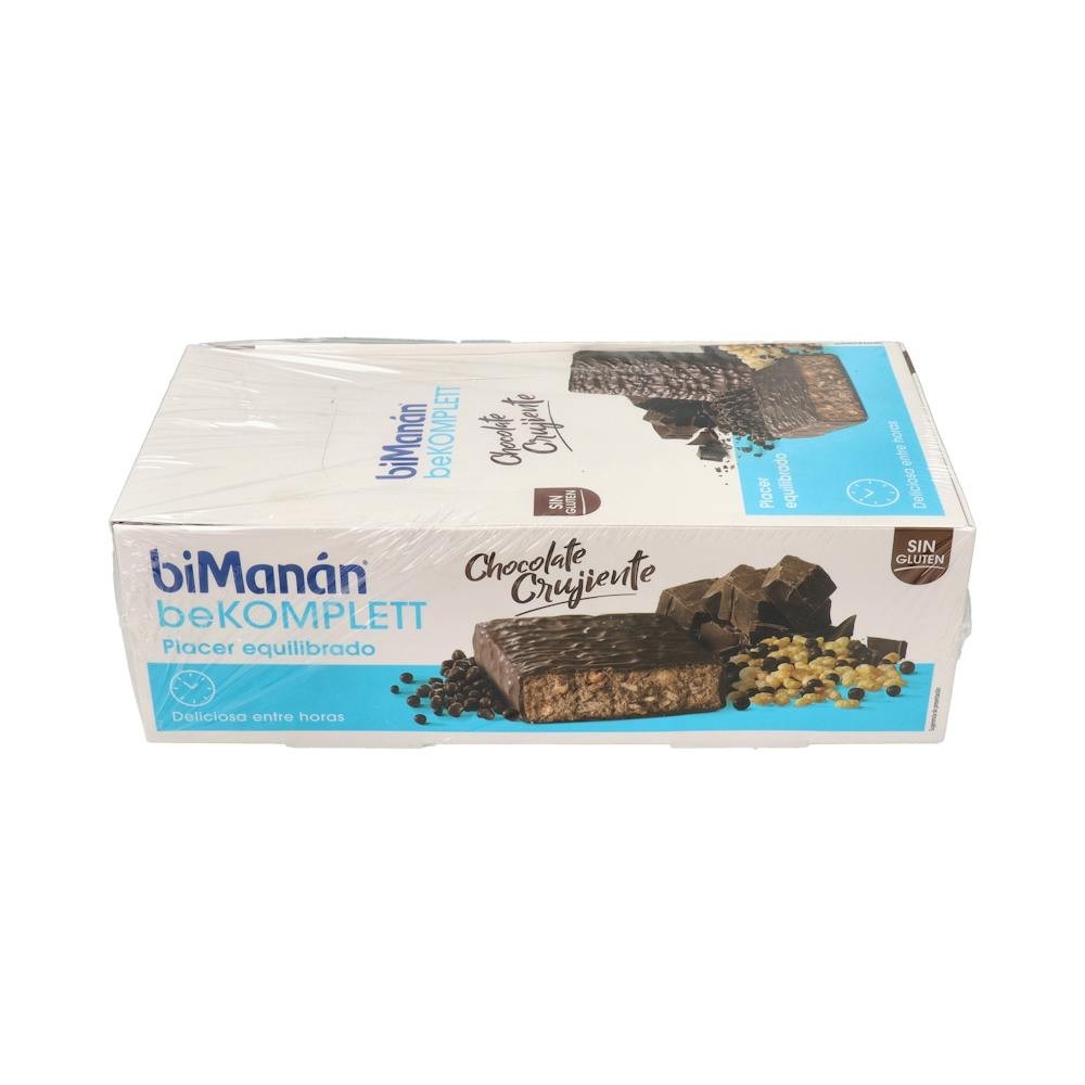 BiManán beKomplett Barritas de Chocolate Crujiente 24 uds