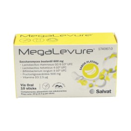 MegaLevure Plátano 10 Sticks