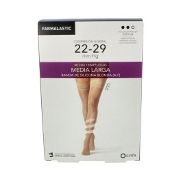 Farmalastic Media Larga Blonda Compresión normal T-pequeña Camel 1 Par