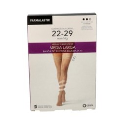 Farmalastic Medias Largas Compresión Normal Color Camel T-G 1 Par