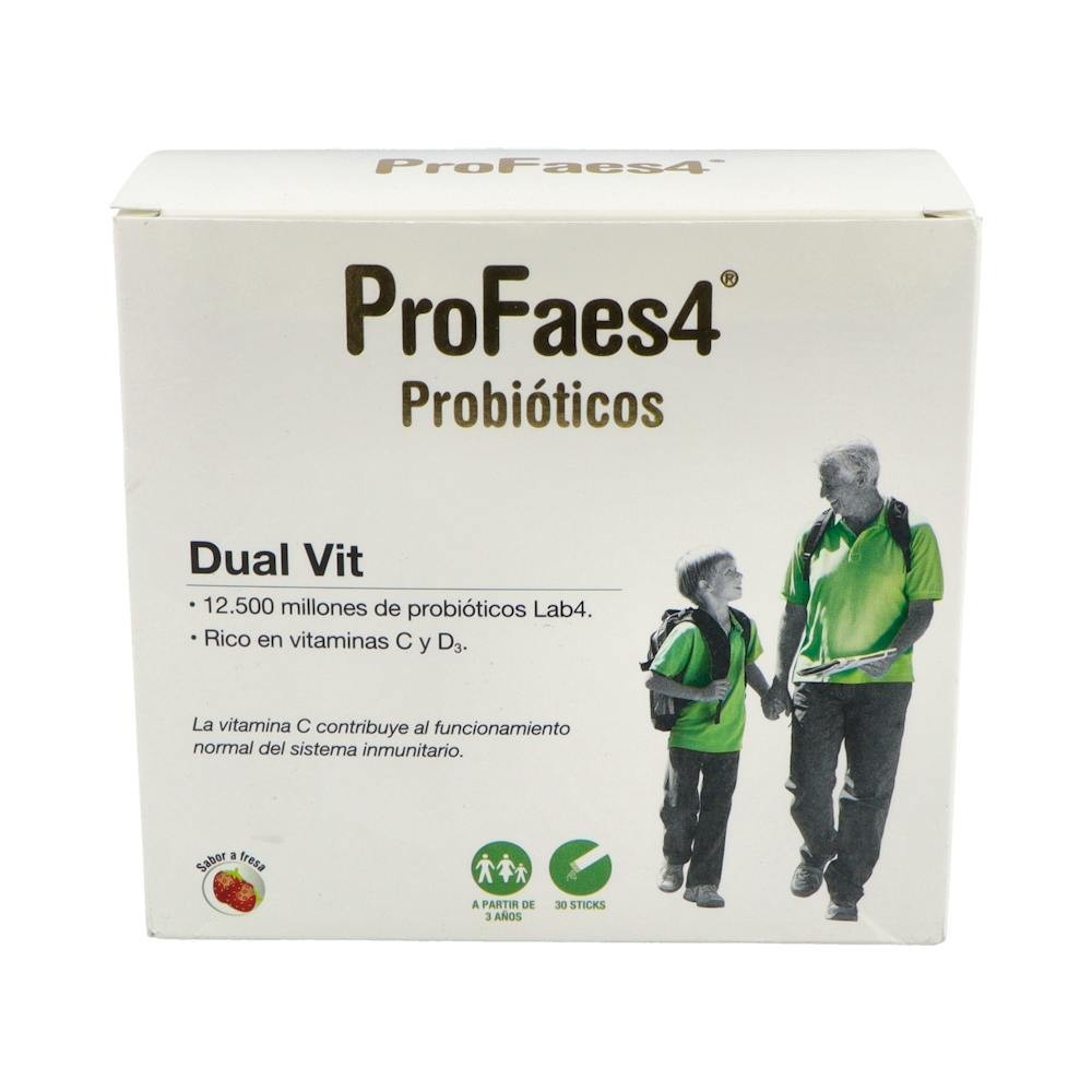 ProFaes4 Probióticos Dual Vit 30 sticks