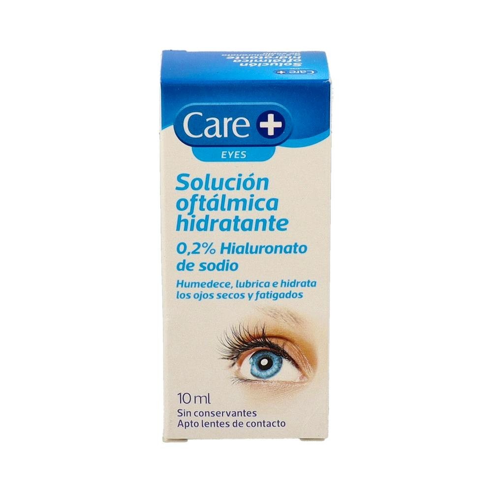 Care+ Solución Oftálmica Hidratante 0,2% Ácido Hialurónico 10ml