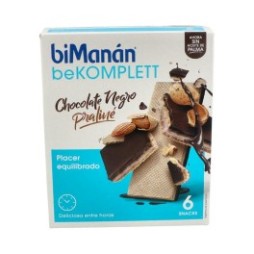 BiManán Snack chocolate negro praline 6uds