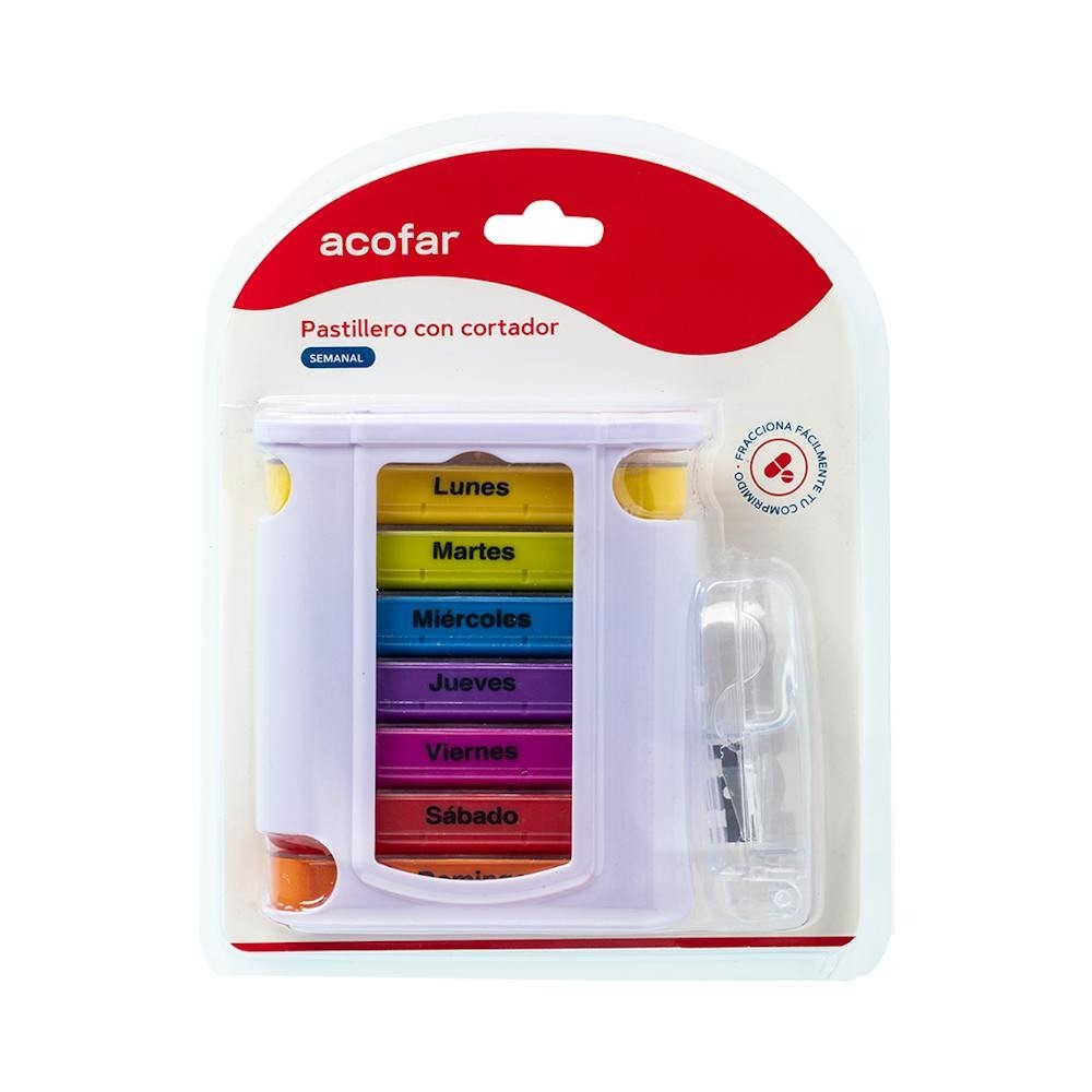 Acofar Pastillero Semanal con Cortador