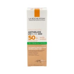 La Roche-Posay Anthelios UVMUNE 400 Oil Control Gel-Crema SPF50+ con Color 50ml